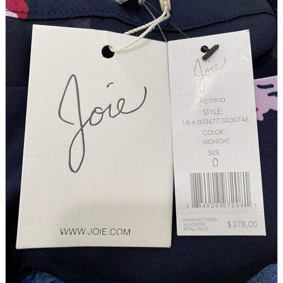 Joie Alphina Floral Faux Wrap Skirt Size 0 NWT - Picture 4 of 11